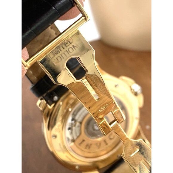 Invicta Men's Watch Limited Edition Swiss Automatic Platinum 18k Rose Gold 38mm - Picture 9 of 14